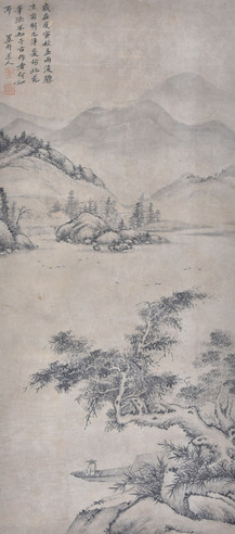 吴历 溪山垂钓