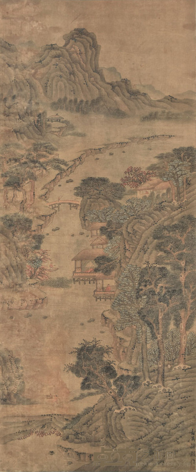 钱毂 山水 105×44cm 约4.2平尺