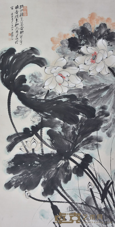 张大千 一团和气 137×69cm 约8.5平尺