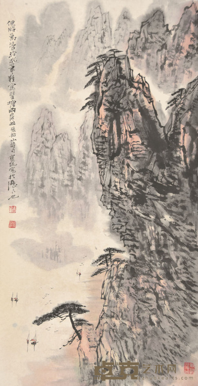 刘宝纯 山水 105×54cm 约5.1平尺
