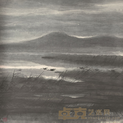 林风眠 花鸟 63×63cm 约3.6平尺