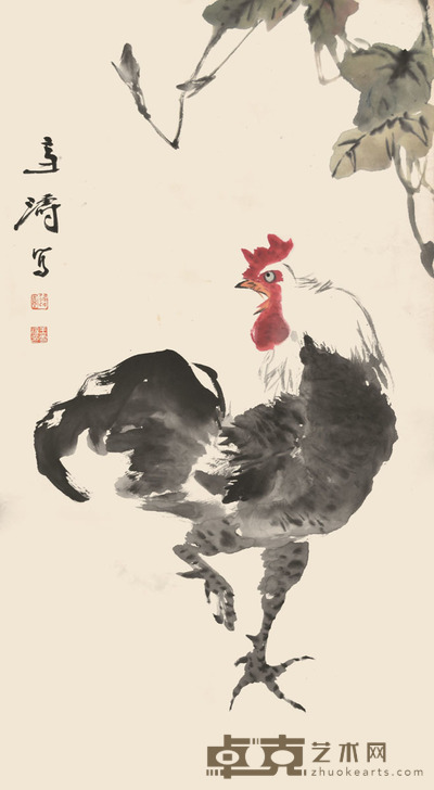 王雪涛 大吉图 81×45cm 约3.3平尺