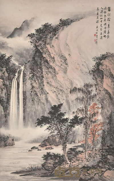 黄君璧 绿树荫荫 93×58cm 约4.9平尺