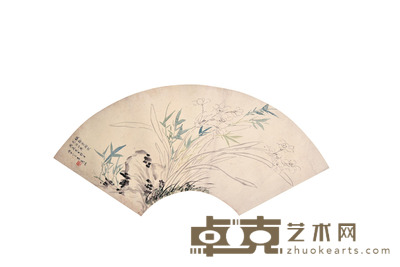 李蕙仙 三友图 20×51cm 约0.9平尺