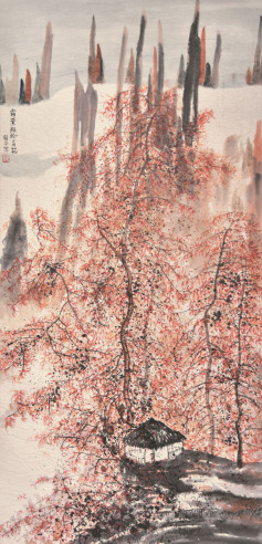 朱道平 霜叶红于二月花