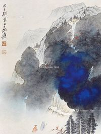 张大千 山水人物