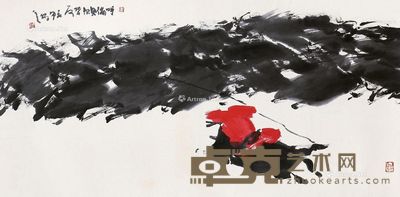 贾浩义 呼伦贝尔草原 70×138cm