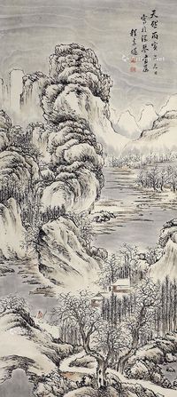 程嘉燧 山水