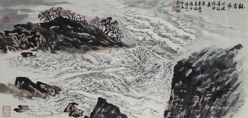 孔仲起 山水