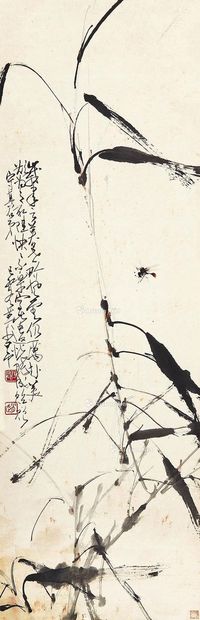 赵少昂 芦苇瓢虫