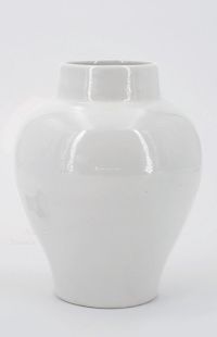 明中期 白釉罐