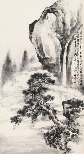 周君适 水墨山水