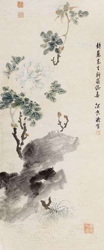 何香凝 花卉