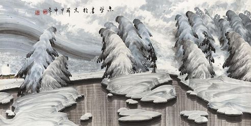 于志学 雪景