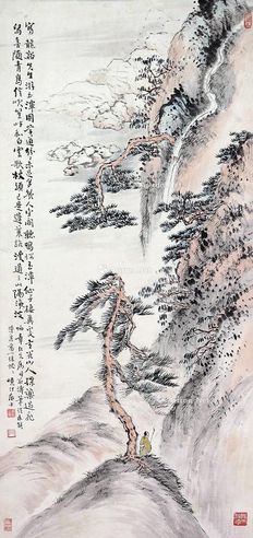 黄起凤 山水人物