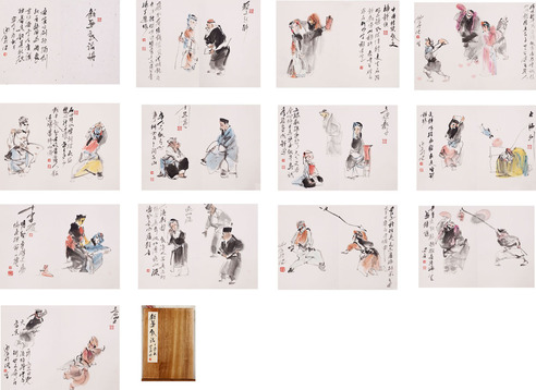 施胜辰 戏画