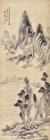 唐俊 山水