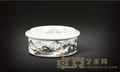 民国 浅降彩笔洗 径:14.5cm