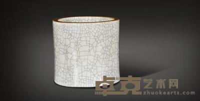 清 仿官釉笔海 径:18cm 高:16.5cm