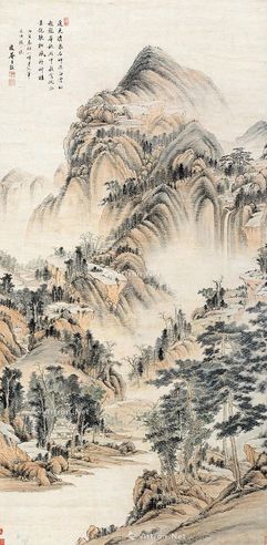 王撰 山水