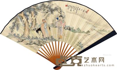 王钧 风尘三侠 18×45cm