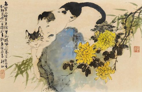 韩敏 秋色猫趣
