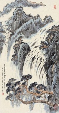 陆一飞 松岩飞瀑