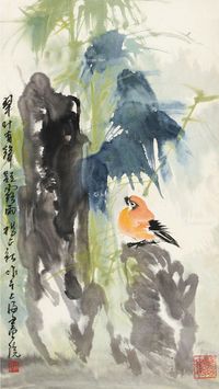 杨正新 翠叶小鸟