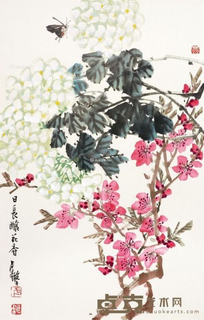 张继馨 日长酿花香 70×46cm