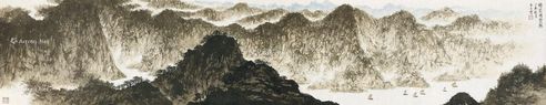 金大雪 峡江烟云图