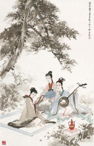 金大雪 擘阮图