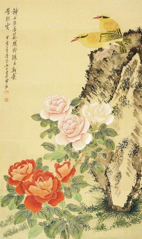吴杏芬 花鸟