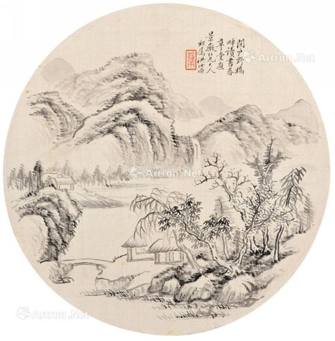 洪汝源 山水