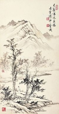 黄君璧 仿古山水