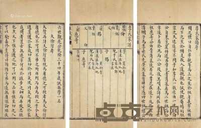 章丘杨氏家谱 竹纸 24.5×15cm