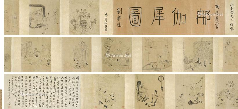 朱轩 罗汉图