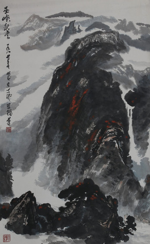 谭学楷《巫峡秋云》