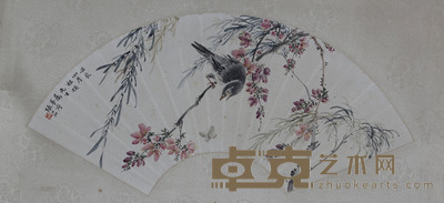张大壮《桃花小鸟》 长:54cm