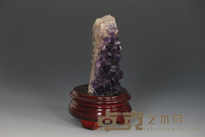 紫水晶摆件 高：9.5cm