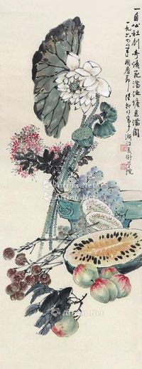 陆抑非 花卉