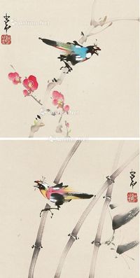 赵少昂 花鸟