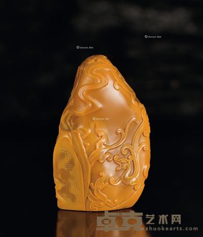 陈达 鹿目石 祥气摆件 6.2×3.9×3cm