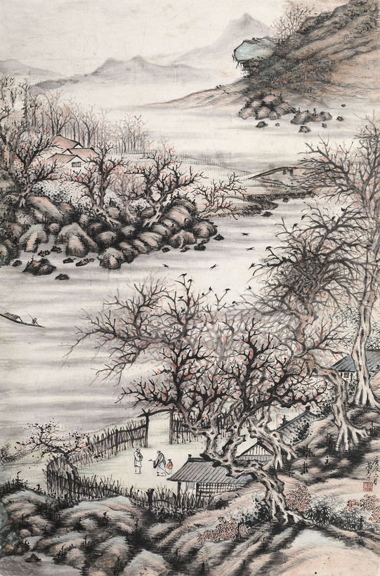 芮敬予 山水