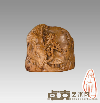 寿山石印章 5.6×2.2.×5cm