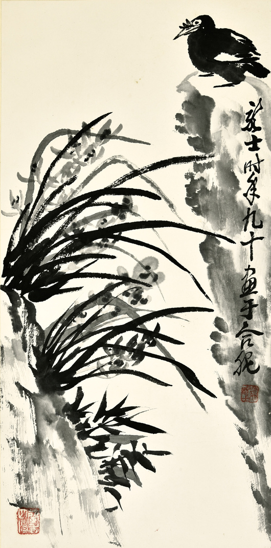 萧龙士 花鸟