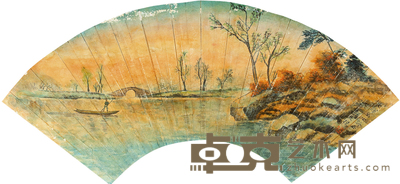 春江泛舟 20.5*59.5cm