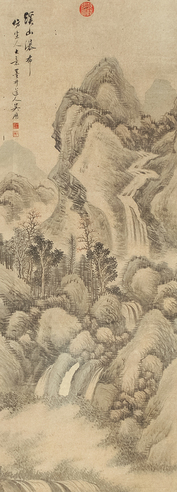 溪山瀑布