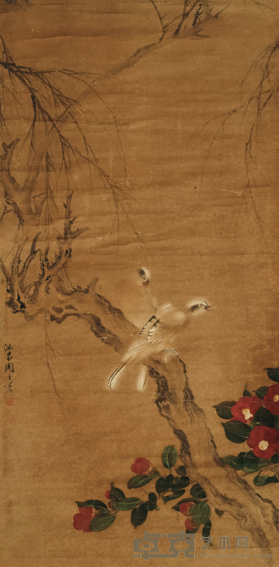 花鸟 116×56cm