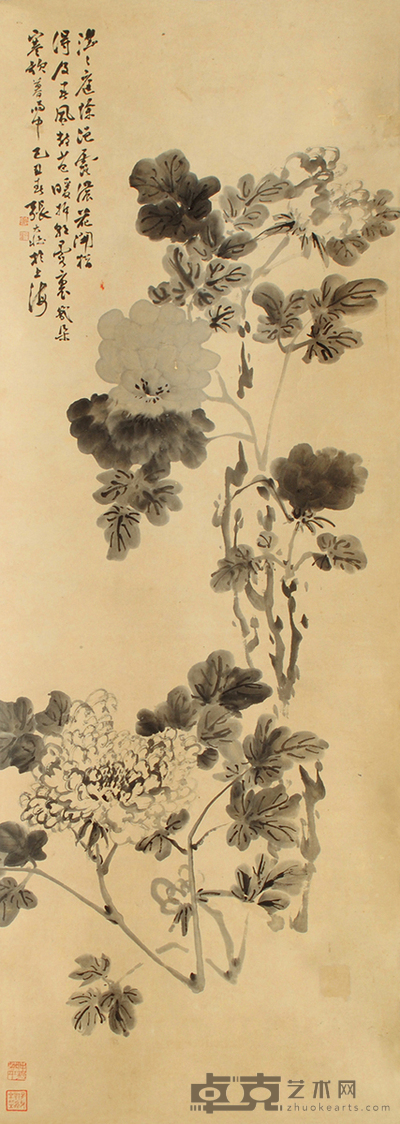 花卉 133×47cm
