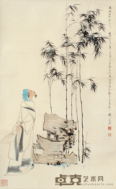 人物 84×50cm